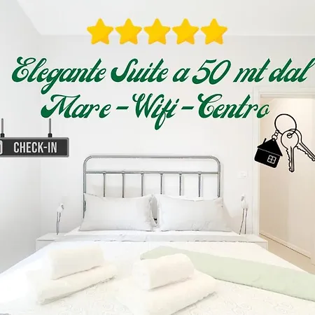 Pensjonat Elegante A 50 Mt Dal Mare - Wifi - Centro *
